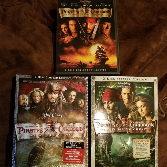 Media | Pirates Of The Caribbean Dvd Bundle | Poshmark
